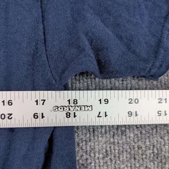 FedEx Employee T Shirt Womens Size M Blue Graphic Logo Spell Out - Picture 6 of 12